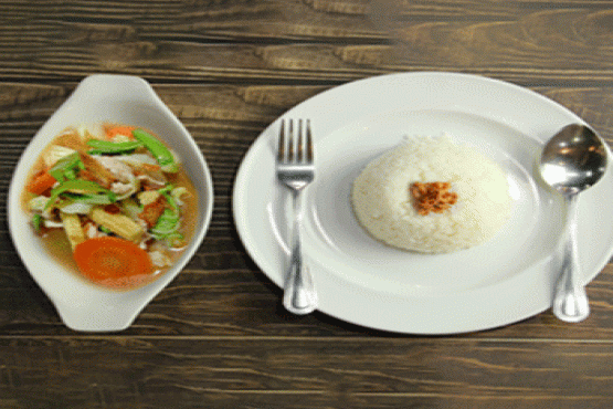 Rice with Chicken and Mixed Vegetables