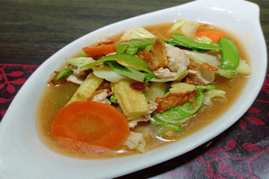 Rice with Seafood and Mixed Vegetables