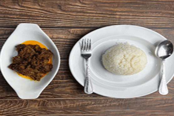 Special Beef Rendang with Rice